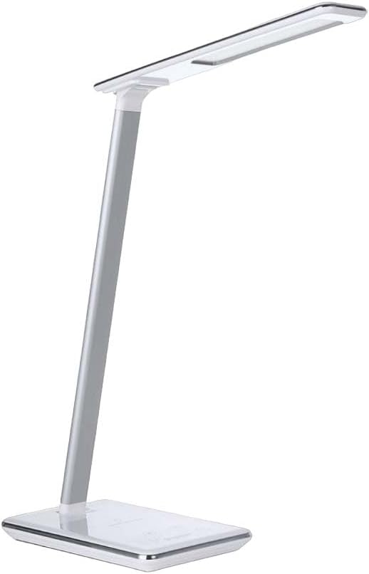 Simplecom EL818 Dimmable LED Desk Lamp with Wireless Charging Base