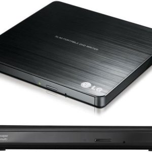 LG GP60NB50 SLIM PORTABLE EXTERNAL DVD-RW DRIVE, USB2.0 8X DVD,24X CD WRITE
