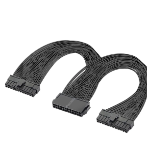 Dual Psu Power Supply 24-pin Atx Motherboard Splitter Cable,24pin(20+4) For Atx Motherboard Extension