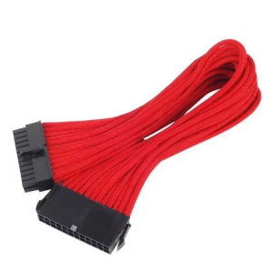 SilverStone SST-PP07-MBR Red PP07 24 To 24Pin Motherboard Sleeved Power Cable