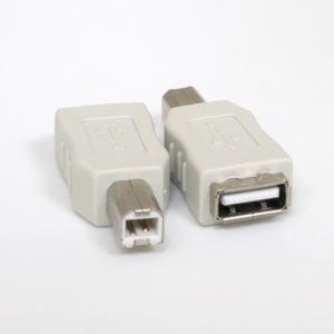 USB A FEMALE TO B MALE ADAPTER BEIGE